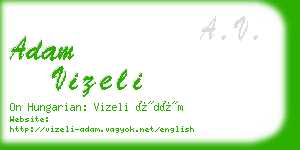 adam vizeli business card